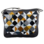 Pattern Tile Squares Triangles Seamless Geometry Messenger Bag