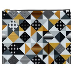 Pattern Tile Squares Triangles Seamless Geometry Cosmetic Bag (XXXL) from UrbanLoad.com Front