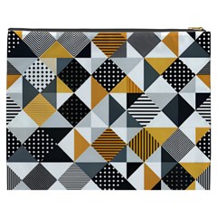 Pattern Tile Squares Triangles Seamless Geometry Cosmetic Bag (XXXL) from UrbanLoad.com Back