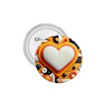 Valentine s Day Design Heart Love Poster Decor Romance Postcard Youth Fun 1.75  Buttons