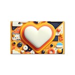 Valentine s Day Design Heart Love Poster Decor Romance Postcard Youth Fun Sticker (Rectangular)