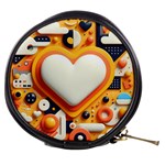 Valentine s Day Design Heart Love Poster Decor Romance Postcard Youth Fun Mini Makeup Bag