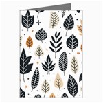Autumn Leaves Fall Pattern Design Decor Nature Season Beauty Foliage Decoration Background Texture Greeting Cards (Pkg of 8)