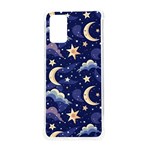 Night Moon Seamless Background Stars Sky Clouds Texture Pattern Samsung Galaxy S20Plus 6.7 Inch TPU UV Case