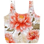 Flowers Plants Sample Design Rose Garden Flower Decoration Love Romance Bouquet Full Print Recycle Bag (XXXL)