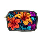 Hibiscus Flowers Colorful Vibrant Tropical Garden Bright Saturated Nature Coin Purse