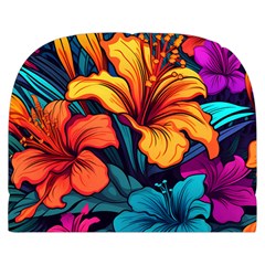 Hibiscus Flowers Colorful Vibrant Tropical Garden Bright Saturated Nature Make Up Case (Small) from UrbanLoad.com Back
