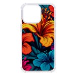 Hibiscus Flowers Colorful Vibrant Tropical Garden Bright Saturated Nature iPhone 13 Pro TPU UV Print Case