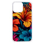Hibiscus Flowers Colorful Vibrant Tropical Garden Bright Saturated Nature iPhone 13 Pro Max TPU UV Print Case