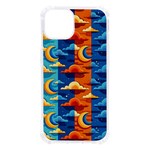 Clouds Stars Sky Moon Day And Night Background Wallpaper iPhone 13 TPU UV Print Case