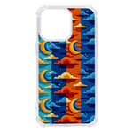 Clouds Stars Sky Moon Day And Night Background Wallpaper iPhone 13 Pro TPU UV Print Case