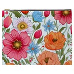 Flowers Plants Bouquets Decor Flower Decoration Garden Flower Shop Scent Romance Wallpaper Nature Cosmetic Bag (XXXL)