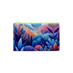 Nature Night Bushes Flowers Leaves Clouds Landscape Berries Story Fantasy Wallpaper Background Sampl Cosmetic Bag (XS)