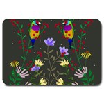 Bird Flower Plant Nature Large Doormat