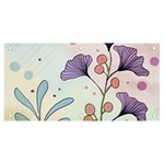Flower Paint Flora Nature Plant Banner and Sign 6  x 3 