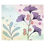 Flower Paint Flora Nature Plant Premium Plush Fleece Blanket (Small)