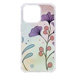 Flower Paint Flora Nature Plant iPhone 13 Pro TPU UV Print Case