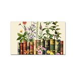 Books Flowers Book Flower Flora Floral Sticker Rectangular (10 pack)
