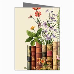 Books Flowers Book Flower Flora Floral Greeting Card from UrbanLoad.com Right