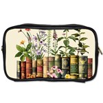 Books Flowers Book Flower Flora Floral Toiletries Bag (Two Sides)
