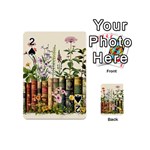 Books Flowers Book Flower Flora Floral Playing Cards 54 Designs (Mini)