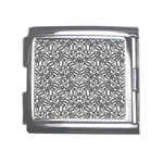 Monochrome Maze Design Print Mega Link Italian Charm (18mm)