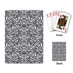 Monochrome Maze Design Print Playing Cards Single Design (Rectangle)