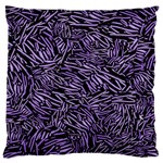 Enigmatic Plum Mosaic Standard Premium Plush Fleece Cushion Case (One Side)