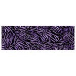 Enigmatic Plum Mosaic Banner and Sign 12  x 4 