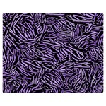 Enigmatic Plum Mosaic Premium Plush Fleece Blanket (Medium)