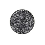 Rebel Life: Typography Black and White Pattern Hat Clip Ball Marker (10 pack)