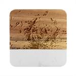 Straight Blend Module I Liquify 19-3 Color Edit Marble Wood Coaster (Square)