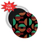 Abstract Geometric Pattern 2.25  Magnets (100 pack) 