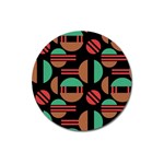 Abstract Geometric Pattern Magnet 3  (Round)