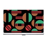 Abstract Geometric Pattern Business Card Holder