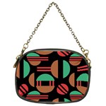 Abstract Geometric Pattern Chain Purse (Two Sides)