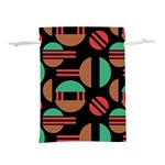 Abstract Geometric Pattern Lightweight Drawstring Pouch (M)