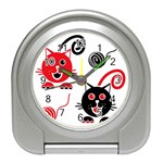 Cat Little Ball Animal Travel Alarm Clock