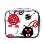 Cat Little Ball Animal Mini Toiletries Bag (One Side)