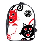 Cat Little Ball Animal School Bag (XL)