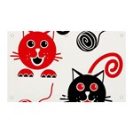 Cat Little Ball Animal Banner and Sign 5  x 3 