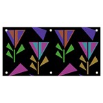 Abstract Pattern Flora Flower Banner and Sign 6  x 3 