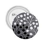 Abstract Nature Black White 2.25  Buttons