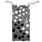 Abstract Nature Black White Jewelry Bag