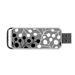 Abstract Nature Black White Portable USB Flash (One Side)