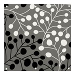 Abstract Nature Black White Banner and Sign 3  x 3 