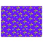 Abstract Background Cross Hashtag Two Sides Premium Plush Fleece Blanket (Baby Size)