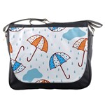 Rain Umbrella Pattern Water Messenger Bag