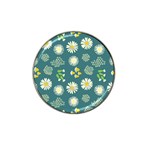 Drawing Flowers Meadow White Hat Clip Ball Marker