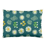 Drawing Flowers Meadow White Pillow Case